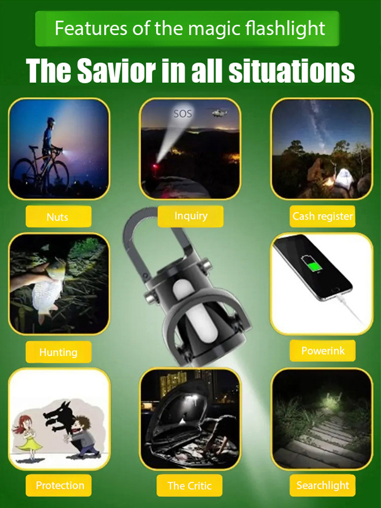 Keychain Flashlight Waterproof Light