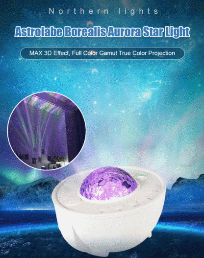 Starry sky projection atmosphere light