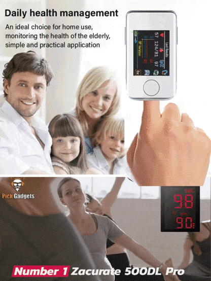 OMRON finger clip blood glucose monitor