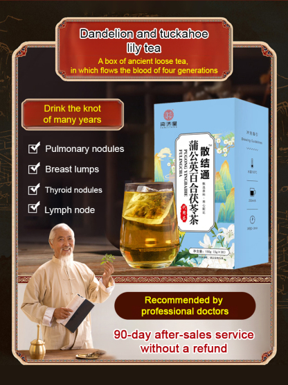 Nodule-Clearing Dandelion Lily Poria Tea