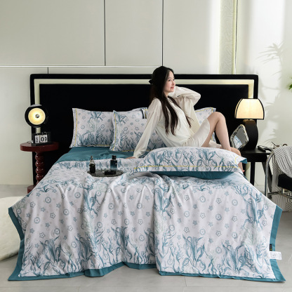 Washed Tencel Breathable Summer Comforter