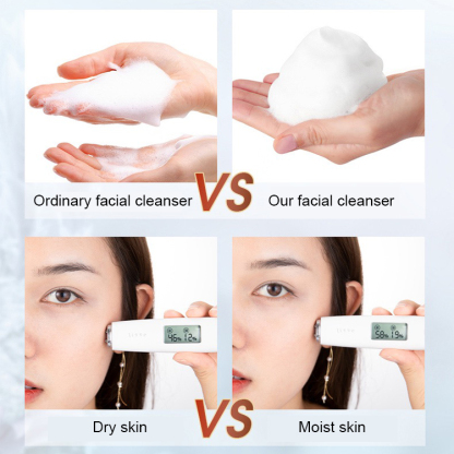 Skin whitening facial cleanser