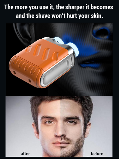 Rotary Dual-Ring Electric Shaver Razor