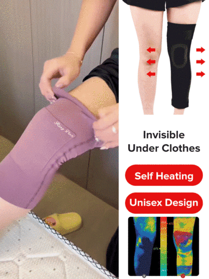 Brand new upgraded De Rong heated knee pads
