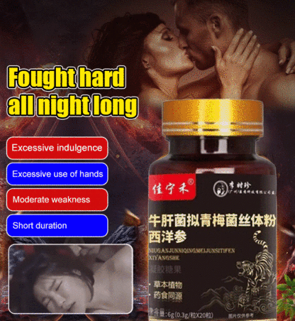 Cordyceps mycelium powder American ginseng capsules
