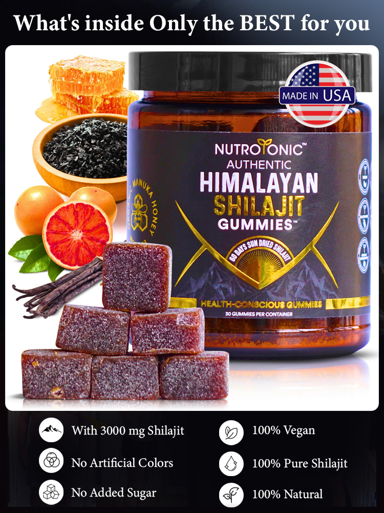 100% authentic Himalayan Shilaji Gummies