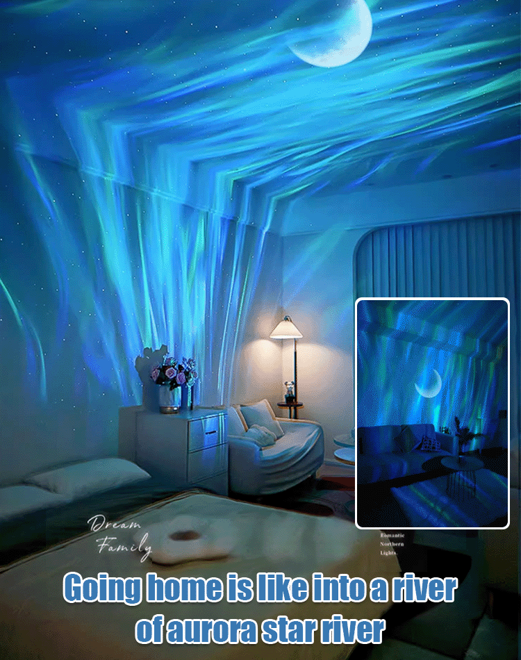 Starry sky projection atmosphere light