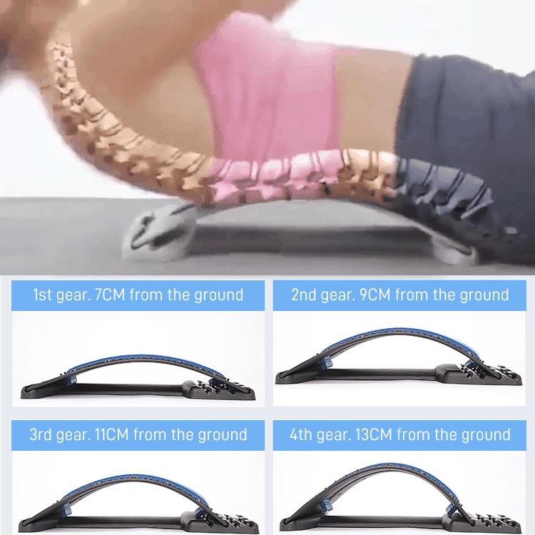 Self-magnet. Lumbar spine relief slimming stretcher