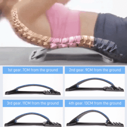 Self-magnet. Lumbar spine relief slimming stretcher