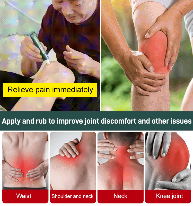 Cooling Gel for Knee Pain Relief - Targeted Gel for Painful Areas