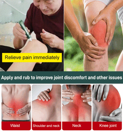 Cooling Gel for Knee Pain Relief - Targeted Gel for Painful Areas
