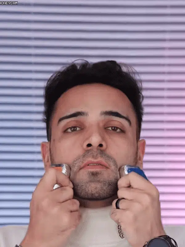 Rotary Dual-Ring Electric Shaver Razor