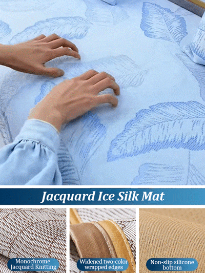 Light luxury all-season universal ice silk sofa cushion