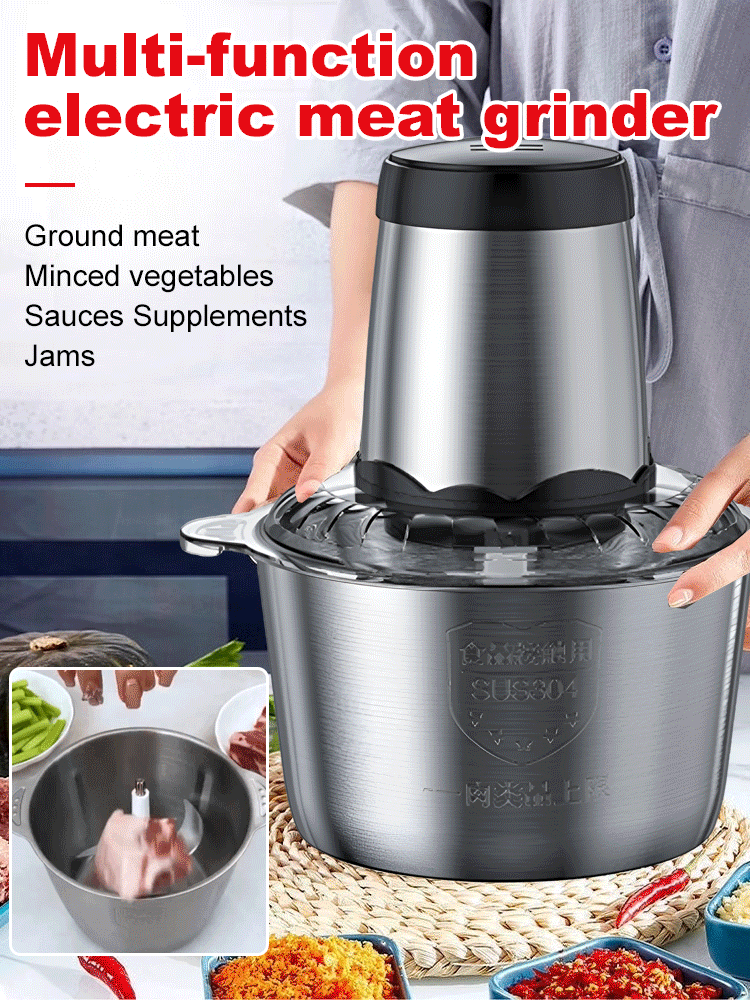 Multi-function electric meat grinder