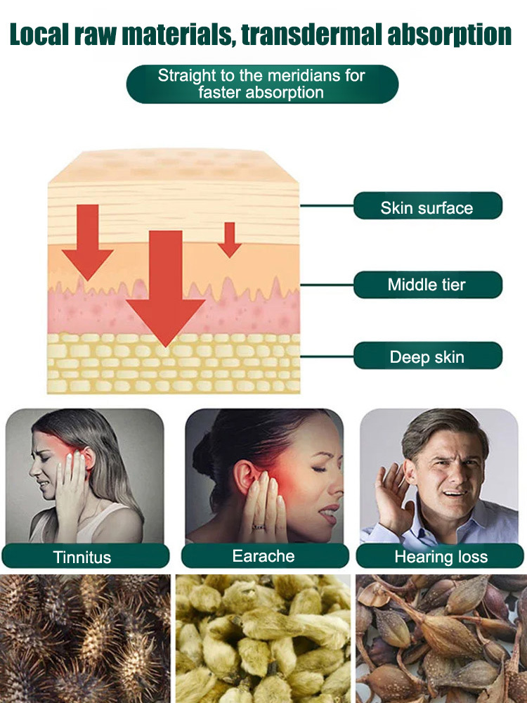 【Focus on ear health】 Herbal tinnitus cream Chinese medicine
