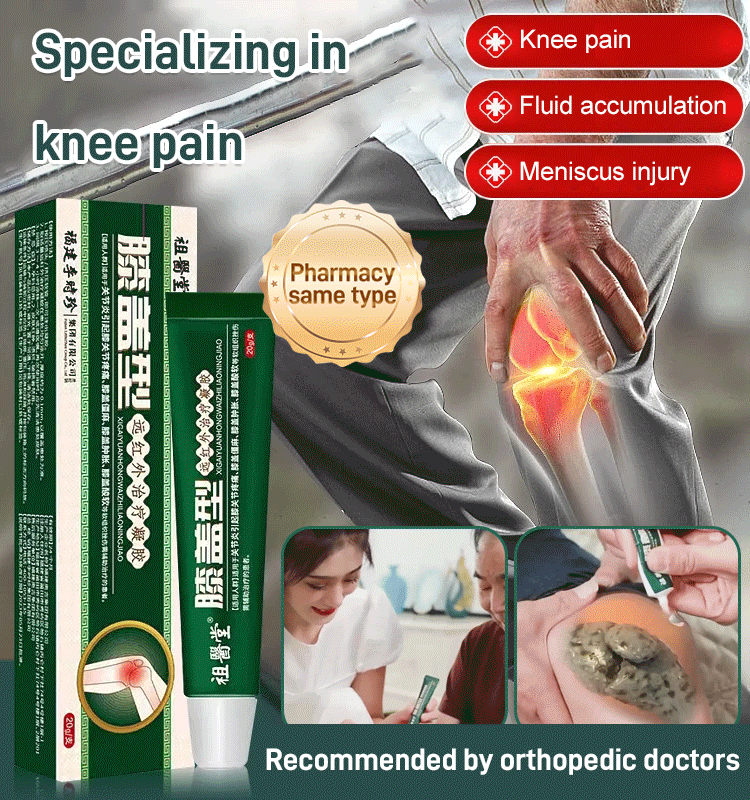 Cooling Gel for Knee Pain Relief - Targeted Gel for Painful Areas