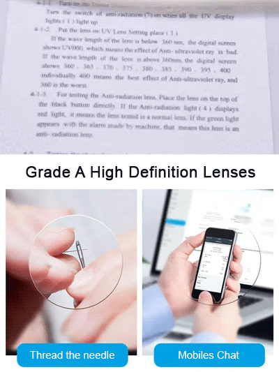JL-Auto-Focus Eyeglasses with Adjustable Eyebrow Frame and Blue Light Blocking for Presbyopia