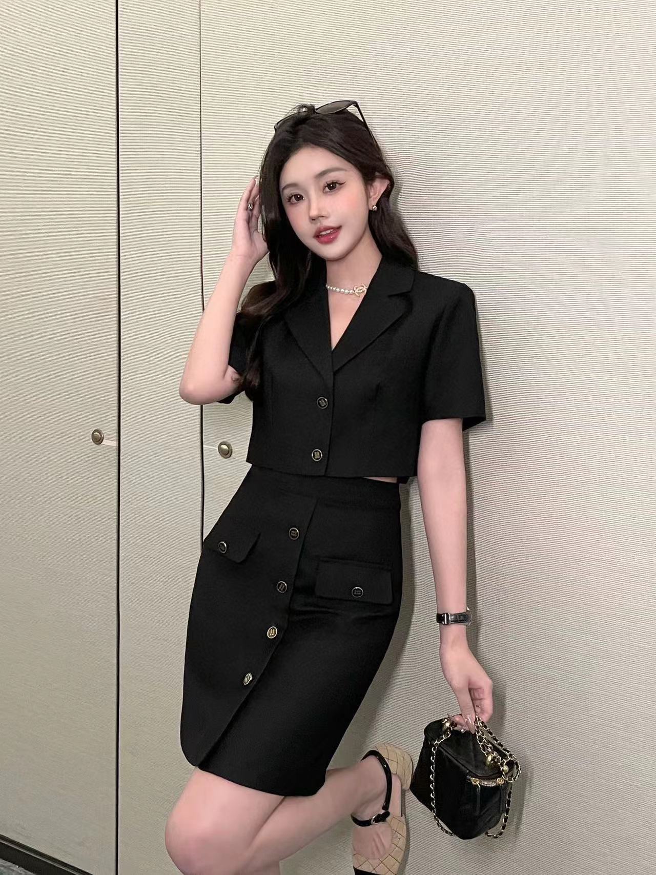 M1UM1U ジャケット+スカート 2点セット【 50％割引+送料無料】