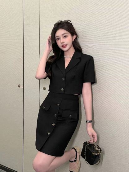 M1UM1U ジャケット+スカート 2点セット【 50％割引+送料無料】