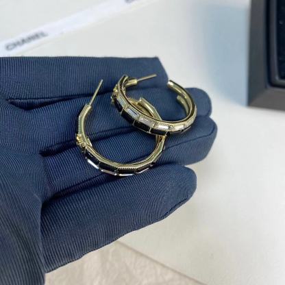 CHANE1 ダブルC イヤリング【50％割引+送料無料】