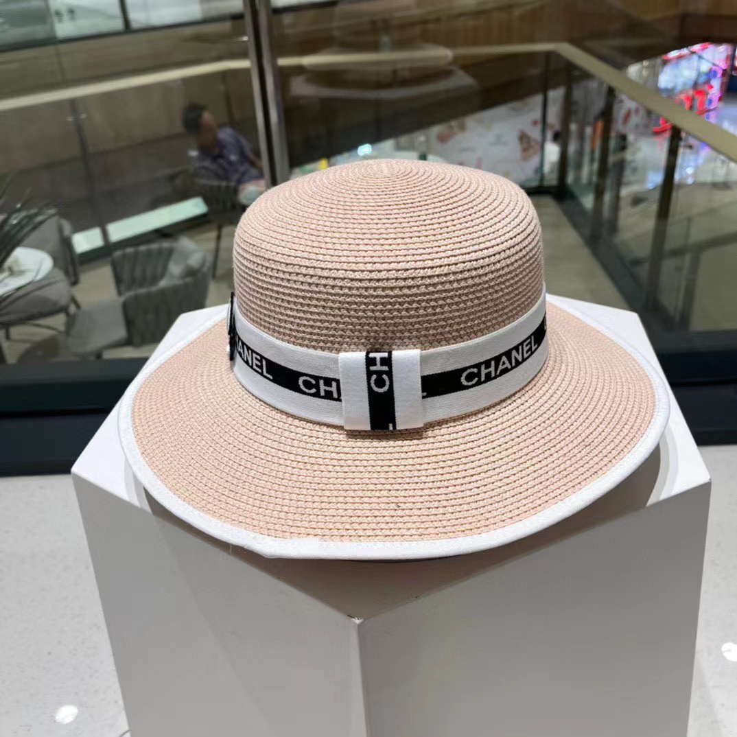 CHANE1 編み込みロゴ サンハット【50％割引+送料無料】