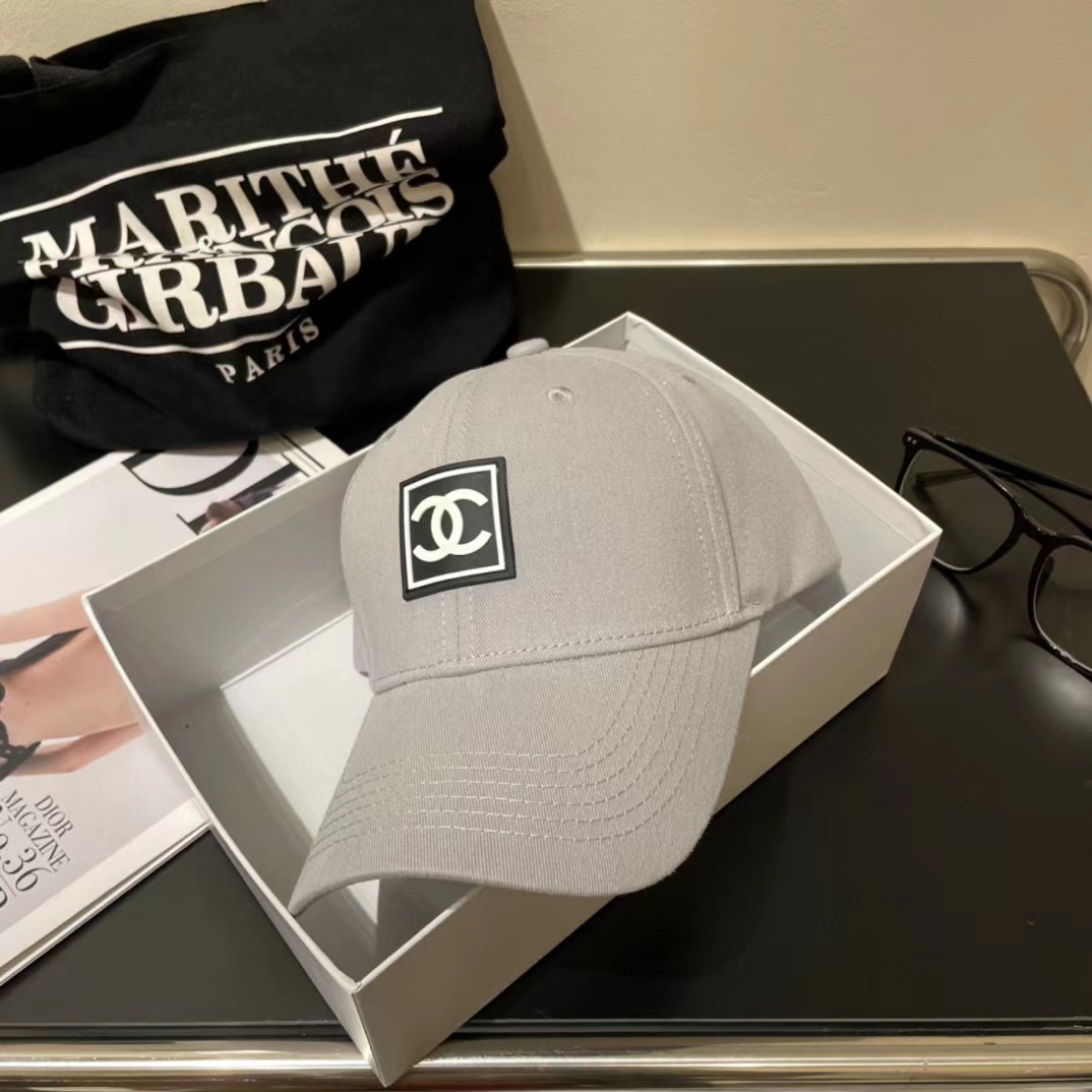 CHANE1 ダブルCロゴ ベースボールキャップ【50％割引+送料無料】