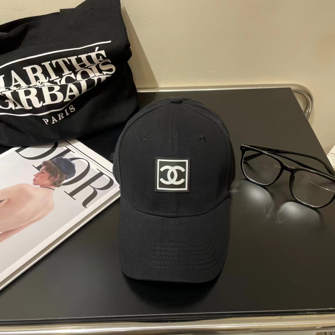 CHANE1 ダブルCロゴ ベースボールキャップ【50％割引+送料無料】