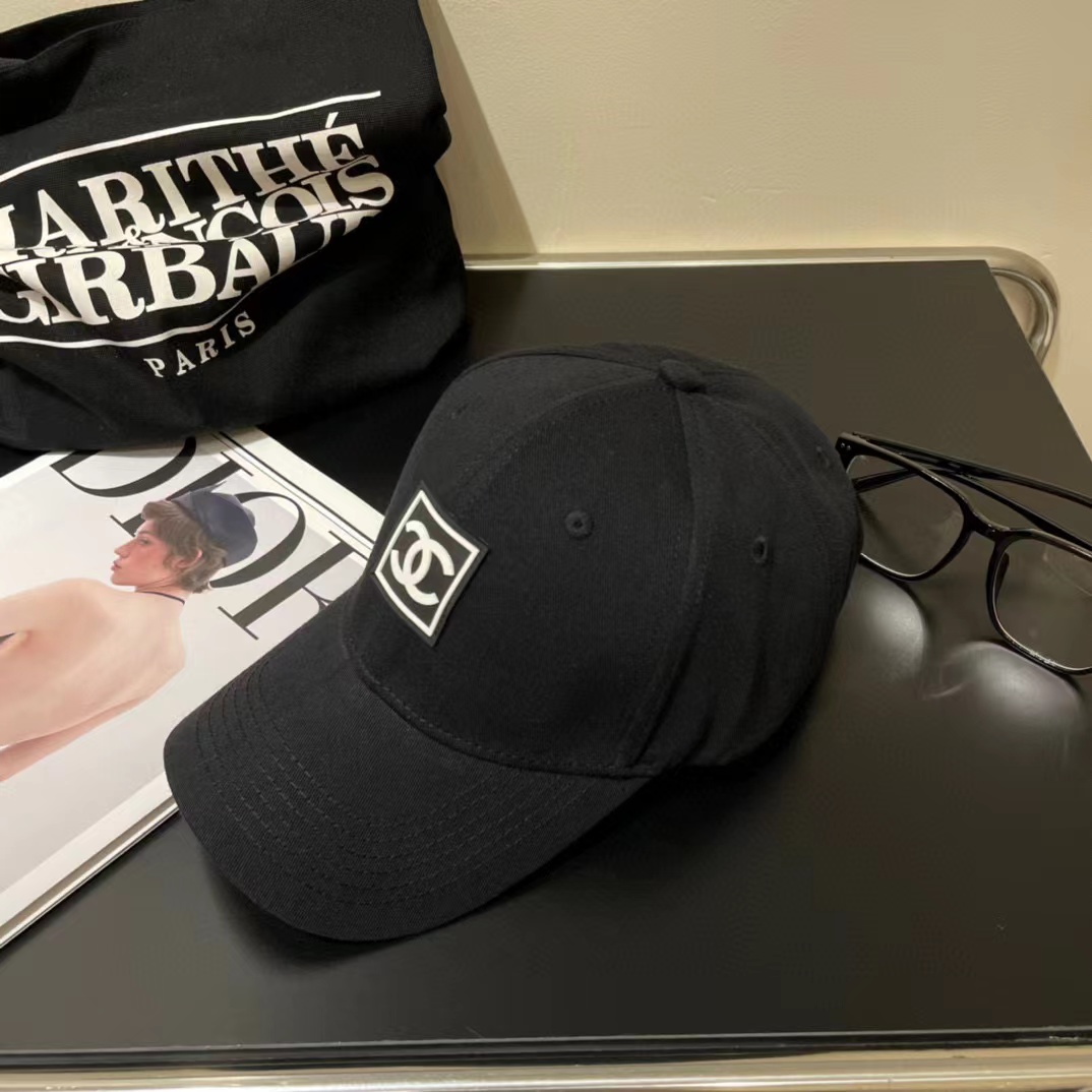 CHANE1 ダブルCロゴ ベースボールキャップ【50％割引+送料無料】