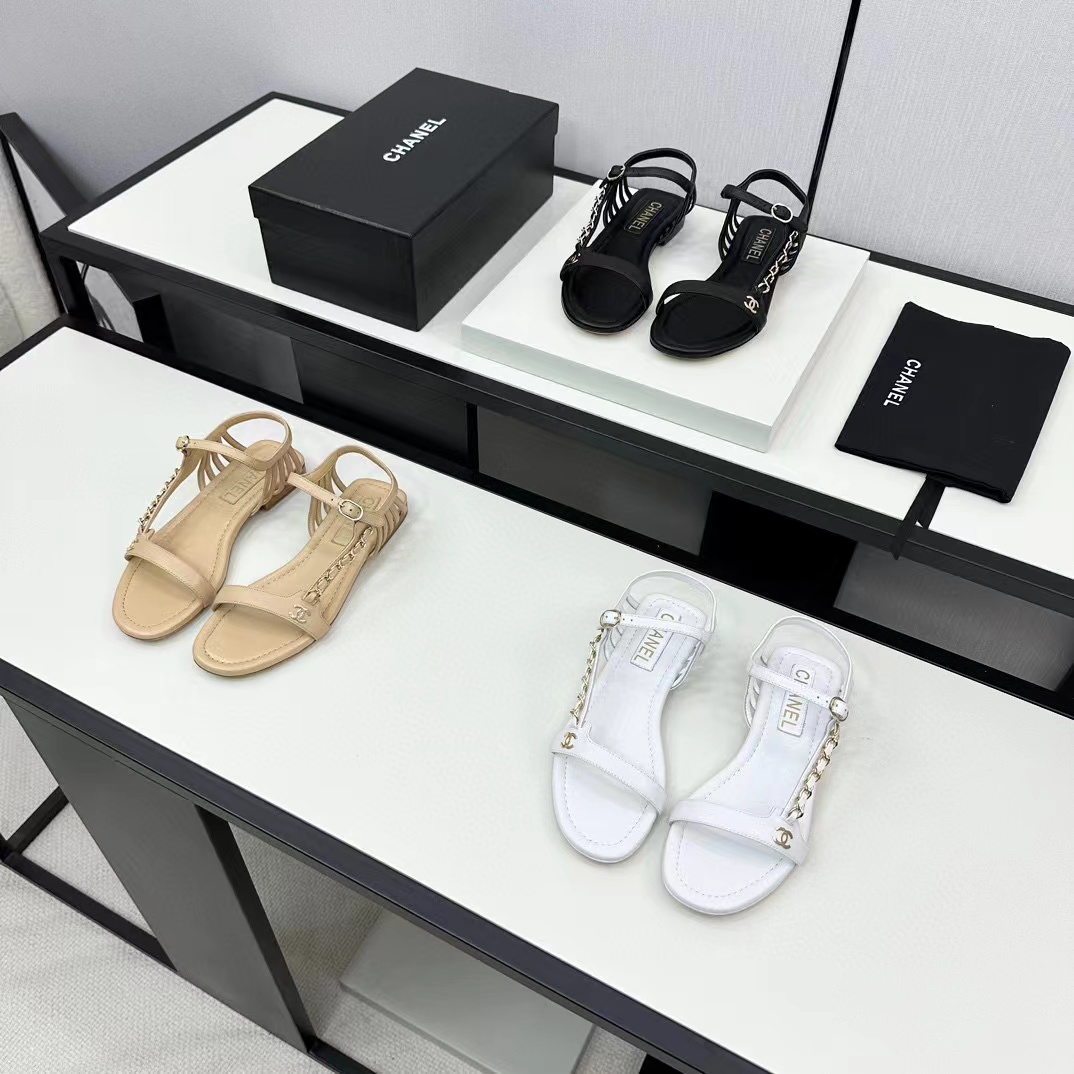 CHANE1 高品質チェーンサンダル【50％割引+送料無料】
