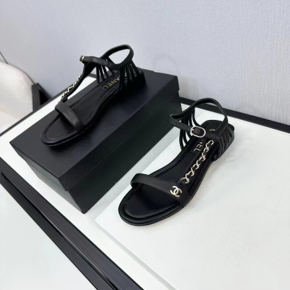 CHANE1 高品質チェーンサンダル【50％割引+送料無料】