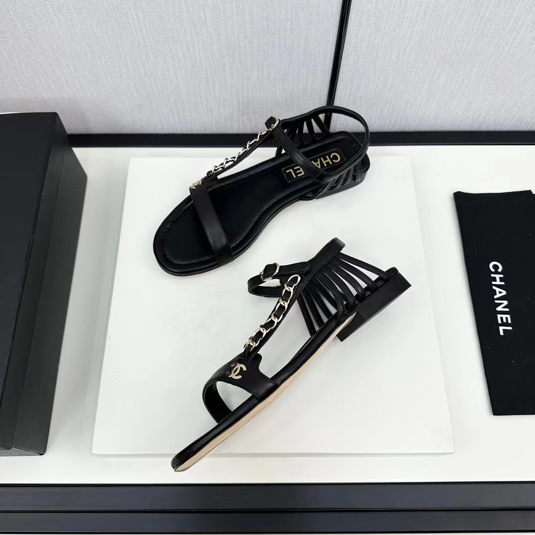 CHANE1 高品質チェーンサンダル【50％割引+送料無料】