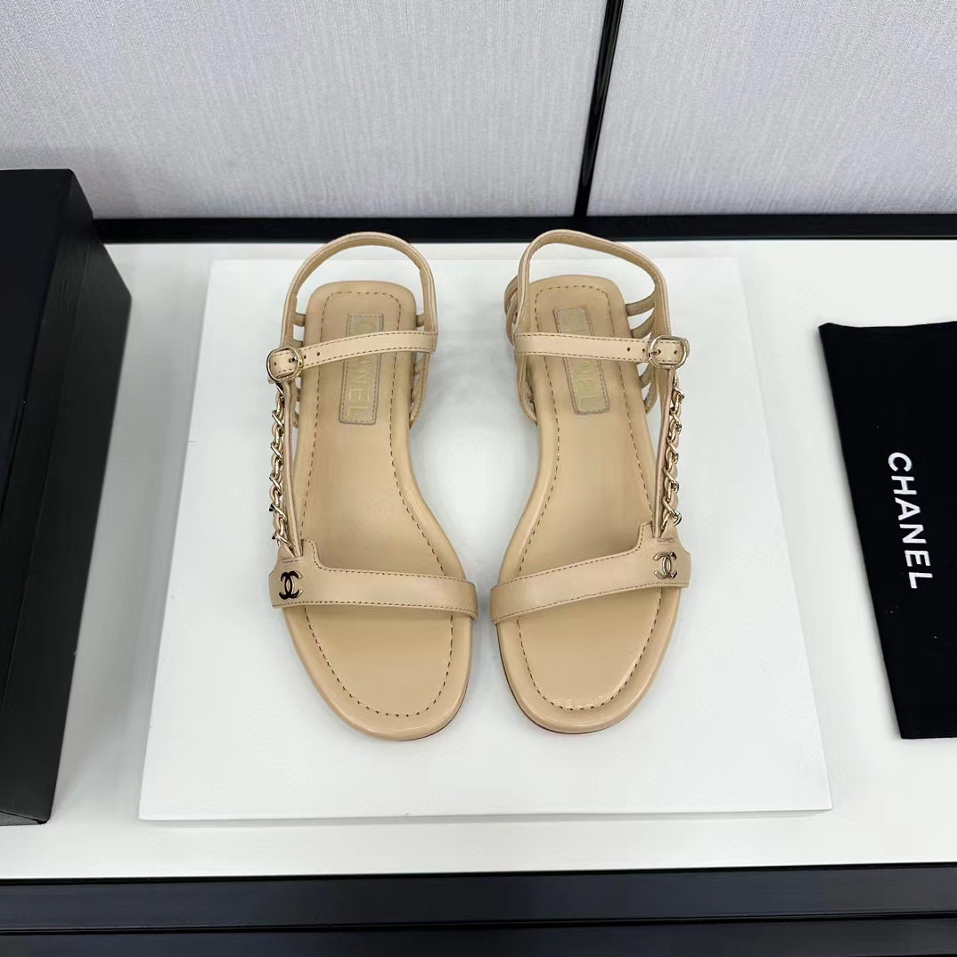 CHANE1 高品質チェーンサンダル【50％割引+送料無料】