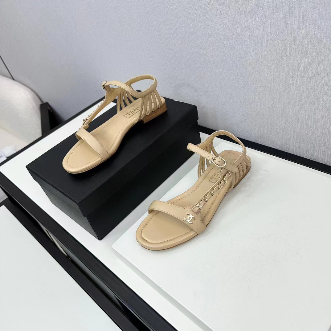 CHANE1 高品質チェーンサンダル【50％割引+送料無料】