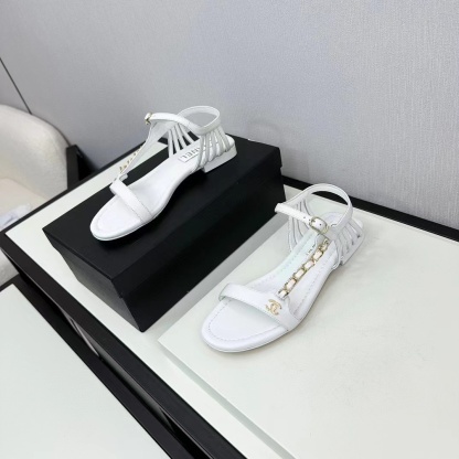 CHANE1 高品質チェーンサンダル【50％割引+送料無料】