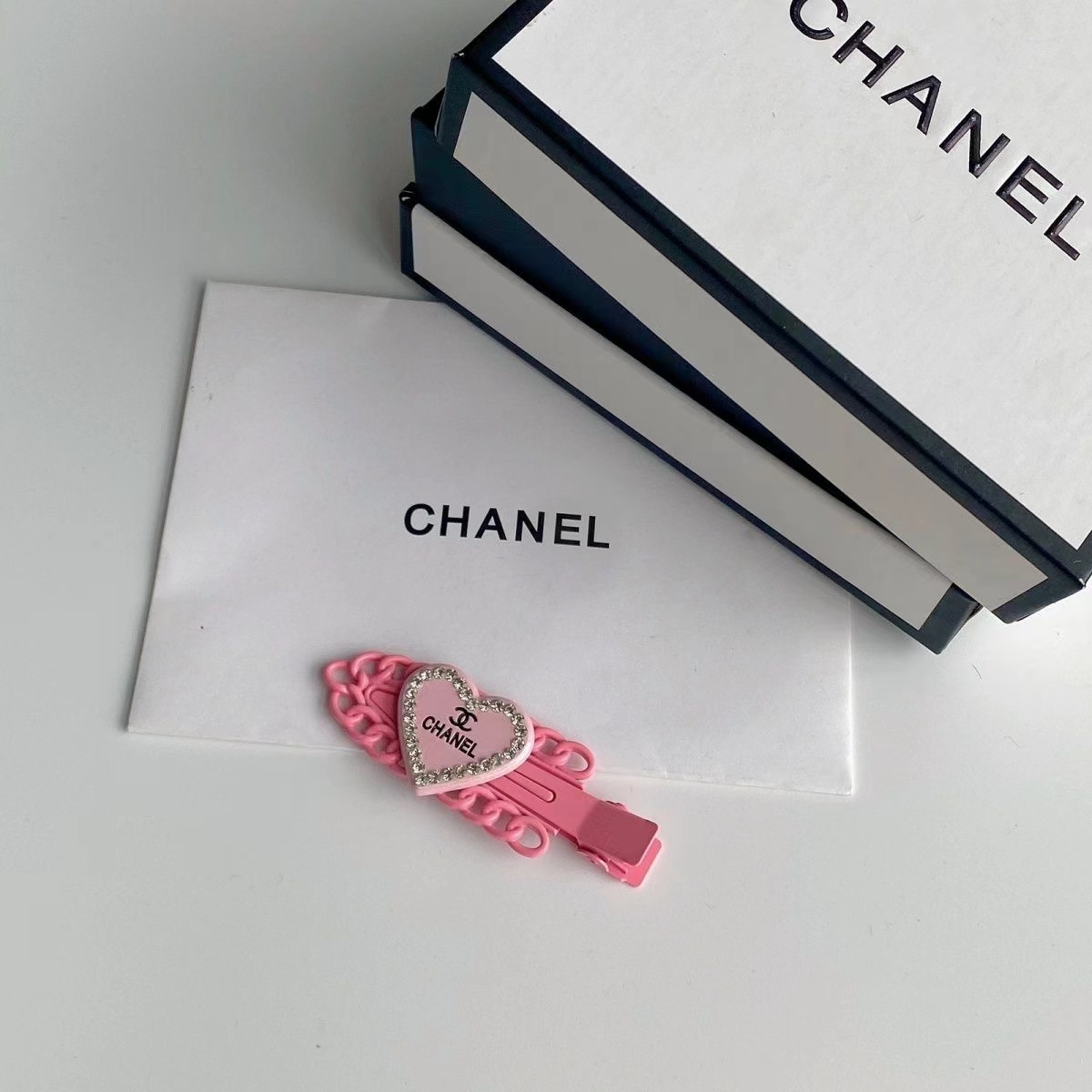 CHANE1 3色ピーチハート ヘアクリップ【50％割引+送料無料】