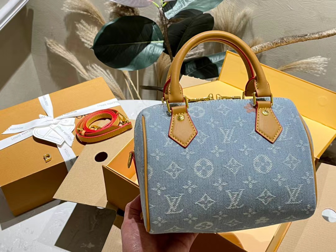 LV デニム ハンドバッグ【50％割引+送料無料】