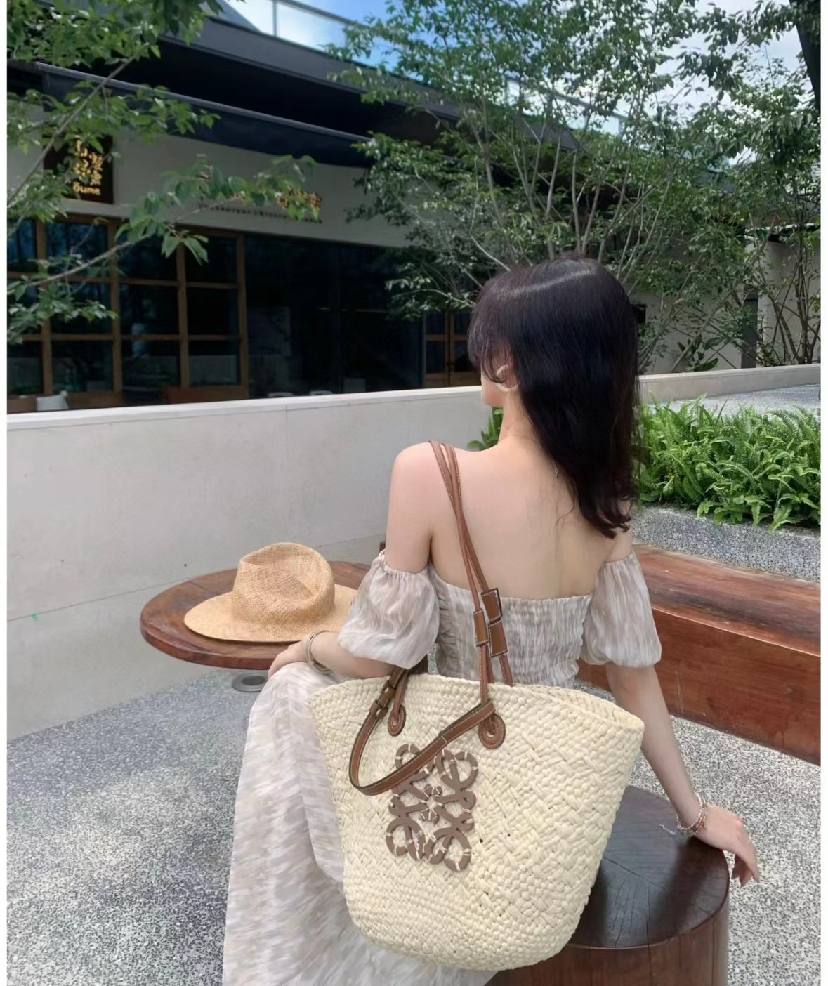 L0WEW 織りショッピングバッグ【50％割引+送料無料】