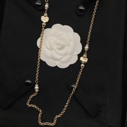 CHANE1 ダブルCパールセーターチェーン【50％割引+送料無料】