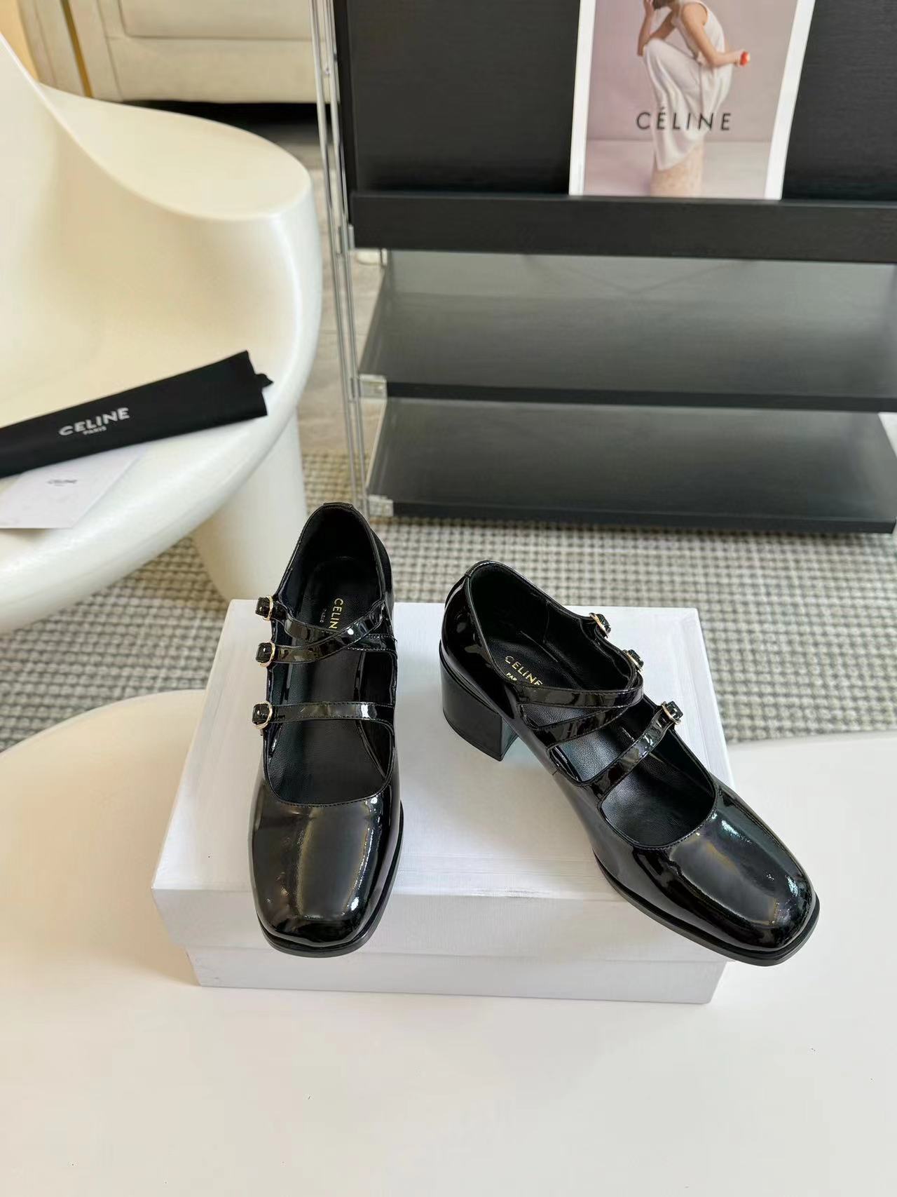 CEL1NE 高品質シンプルブロックヒール【50％割引+送料無料】