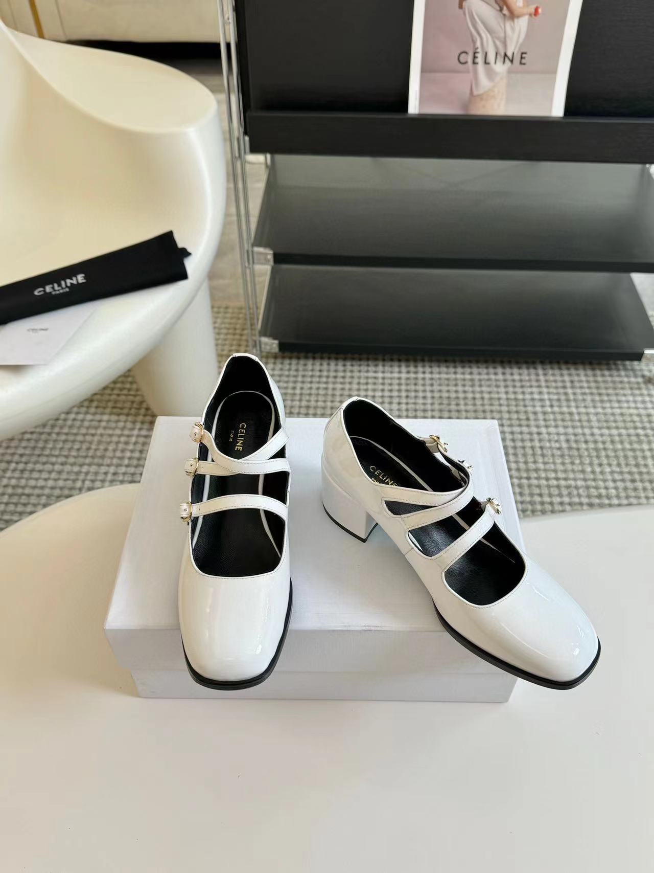 CEL1NE 高品質シンプルブロックヒール【50％割引+送料無料】