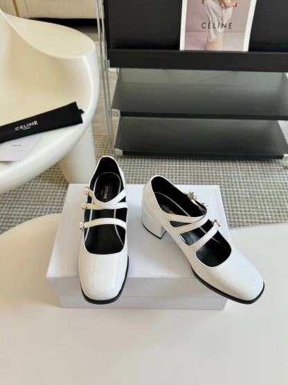 CEL1NE 高品質シンプルブロックヒール【50％割引+送料無料】