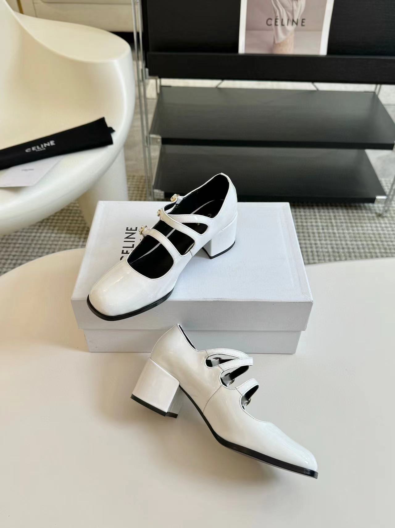 CEL1NE 高品質シンプルブロックヒール【50％割引+送料無料】