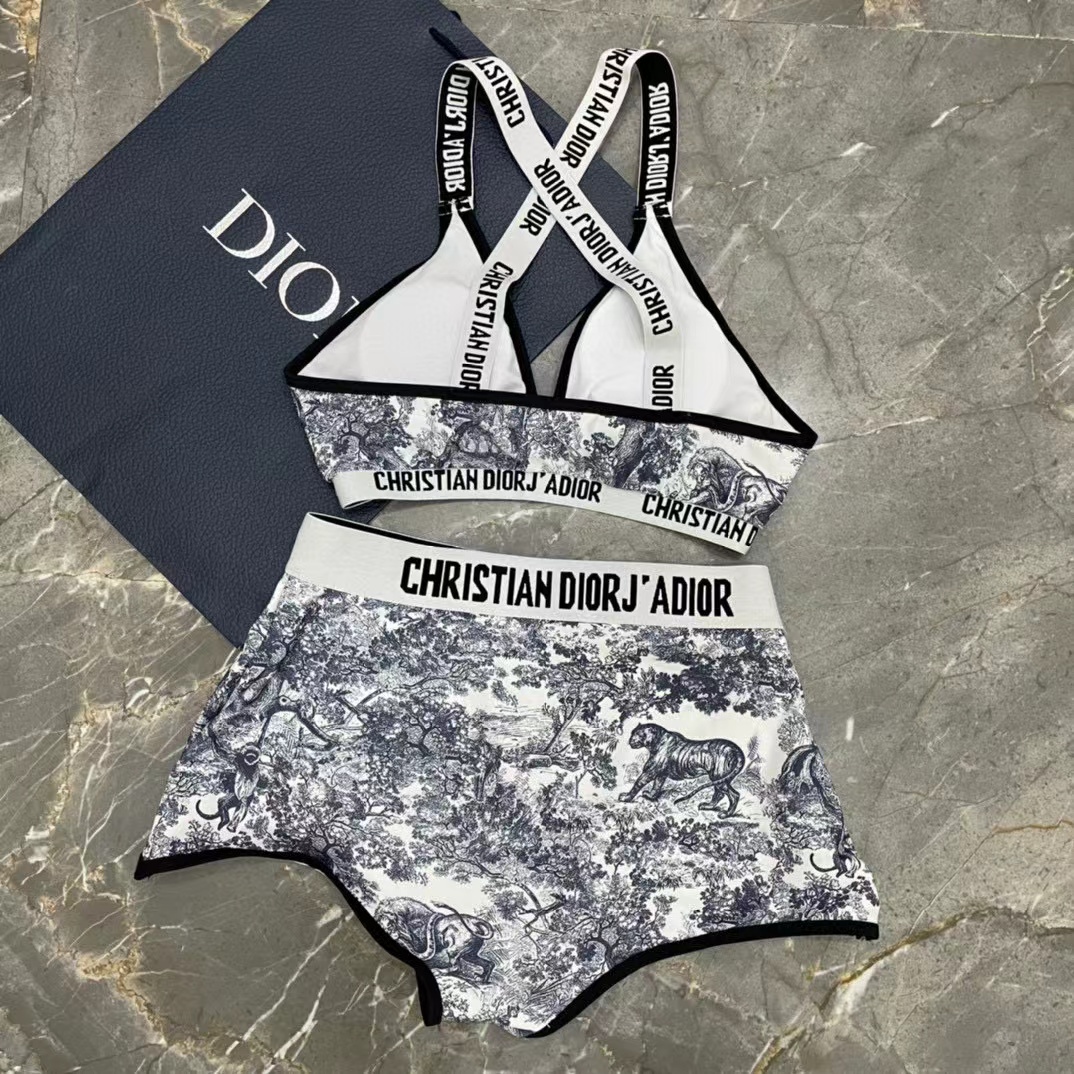 DI0R プリントアニマルタンキニ水着【50％割引+送料無料】