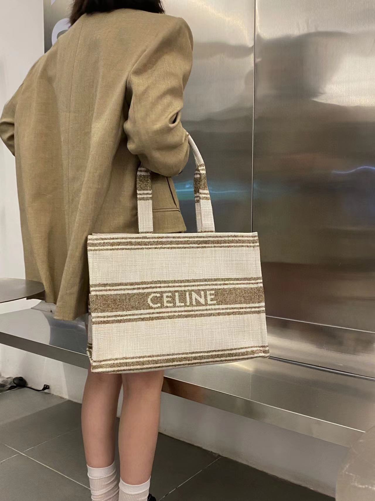 CEL1NE シンプルレターショッピングバッグ【 50％割引+送料無料】