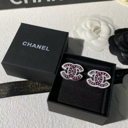 CHANE1 五芒星 ダブルC スタッドピアス【50％割引+送料無料】