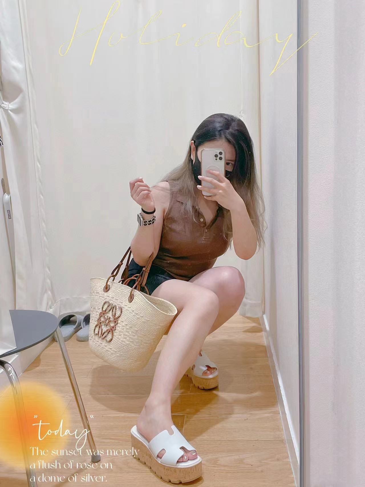 HERME5 高品質プラットフォームスリッパ【50％割引+送料無料】