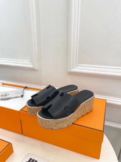 HERME5 高品質プラットフォームスリッパ【50％割引+送料無料】