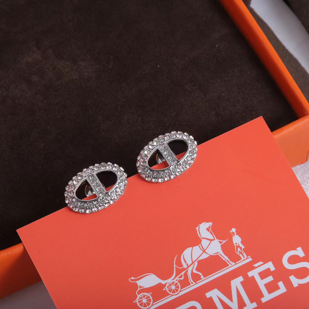 HERME5 豚鼻ピアス+ブレスレット+ネックレス 3点セット【50％割引+送料無料】