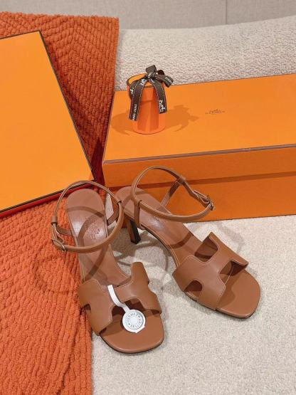 HERME5 高品質シープスキン ハイヒールサンダル【50％割引+送料無料】