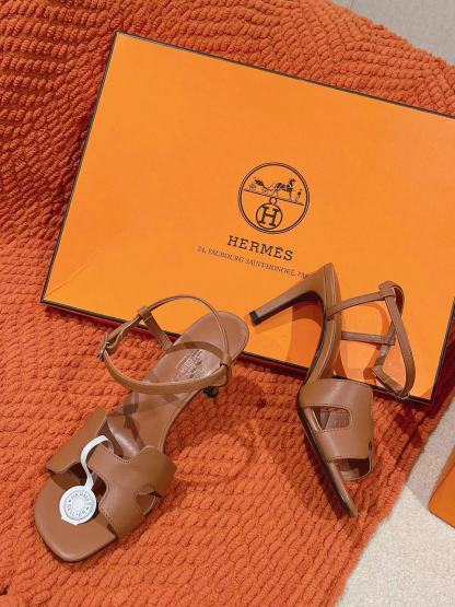 HERME5 高品質シープスキン ハイヒールサンダル【50％割引+送料無料】